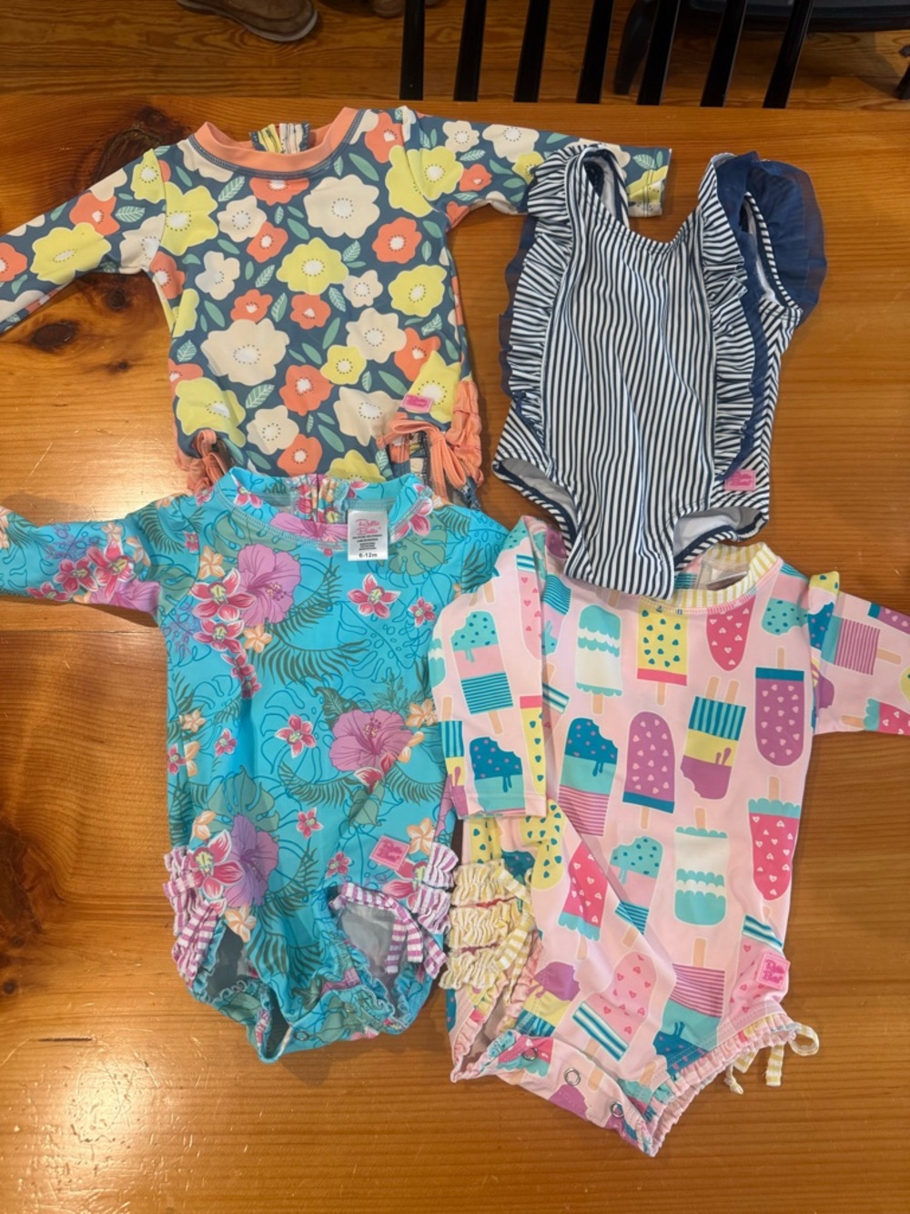 4 One-Piece Rashguard Swimsuits